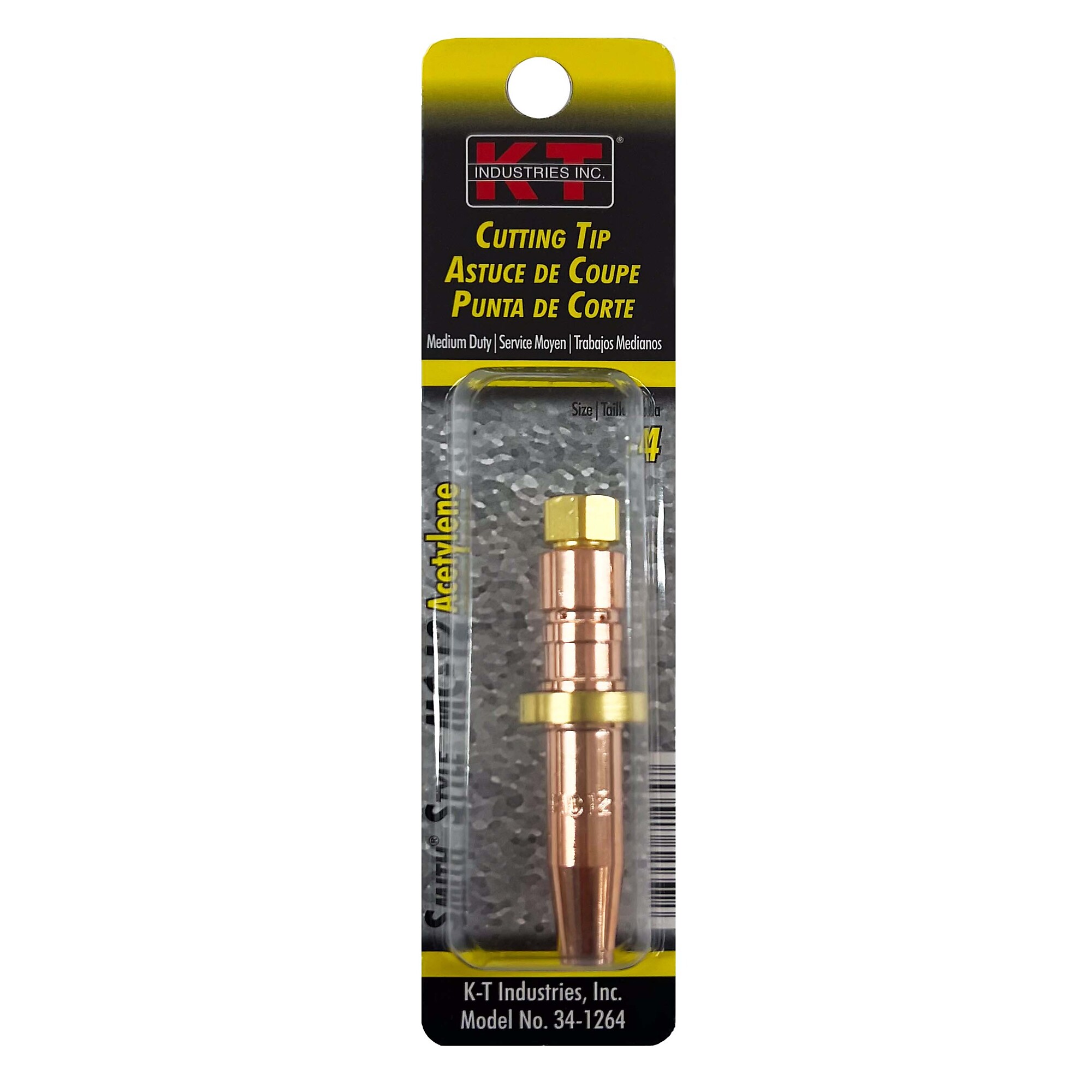 K-T Industries Smith Cutting Tip — Size 4, MC-12, Copper and Brass, Model# 34-1264
